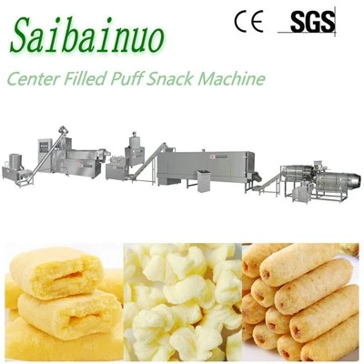 Kỹ sư lắp đặt máy đùn thực phẩm ăn nhẹ Core Filling Puff