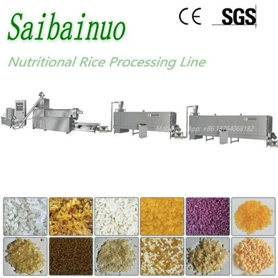 Dây chuyền sản xuất gạo dinh dưỡng gạo nhân tạo ăn liền