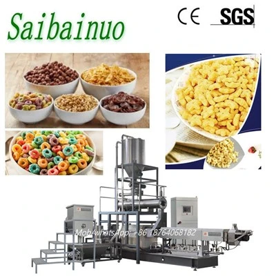 Dây chuyền máy ăn nhẹ ngũ cốc ăn sáng dạng bột ngô