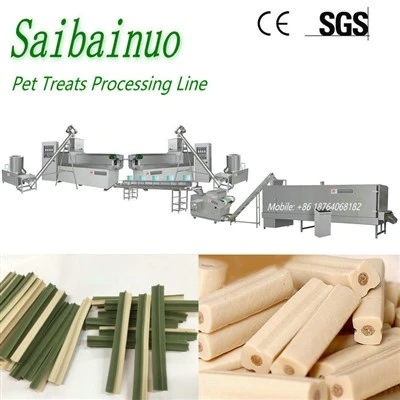 Dây chuyền sản xuất đồ nhai cho chó