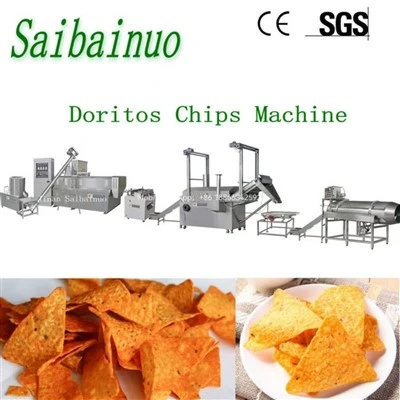 Dây chuyền chế biến thực phẩm Doritos Máy làm bánh Tortilla Chips