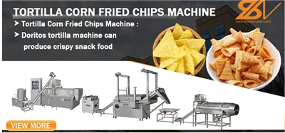 Máy làm bánh Tortilla Chips Máy làm đồ ăn nhẹ ngô hoàn toàn tự động